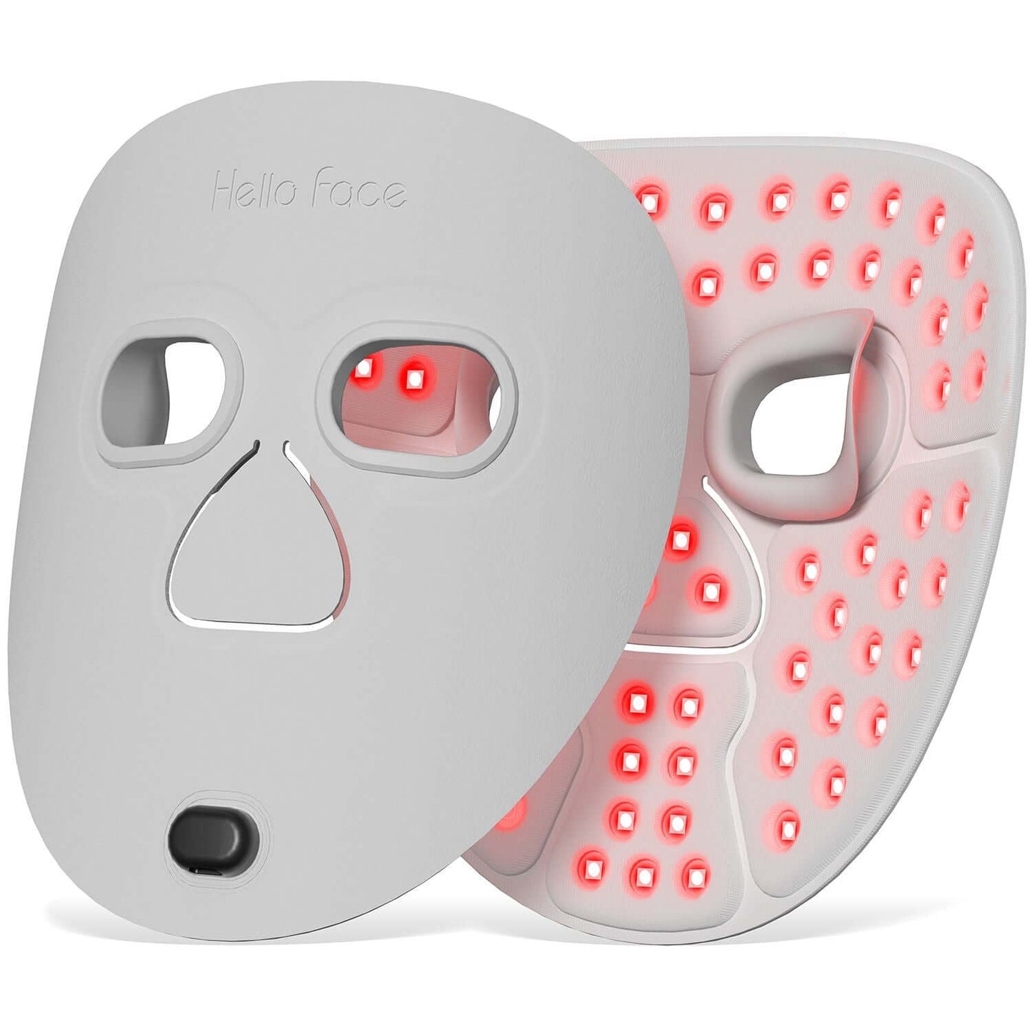 Hello Face M500 Facial Mask Near-Infrared Light Face Mask Wireless Blue Amber Red Light Therapy Led Mask Portable At Home Travel