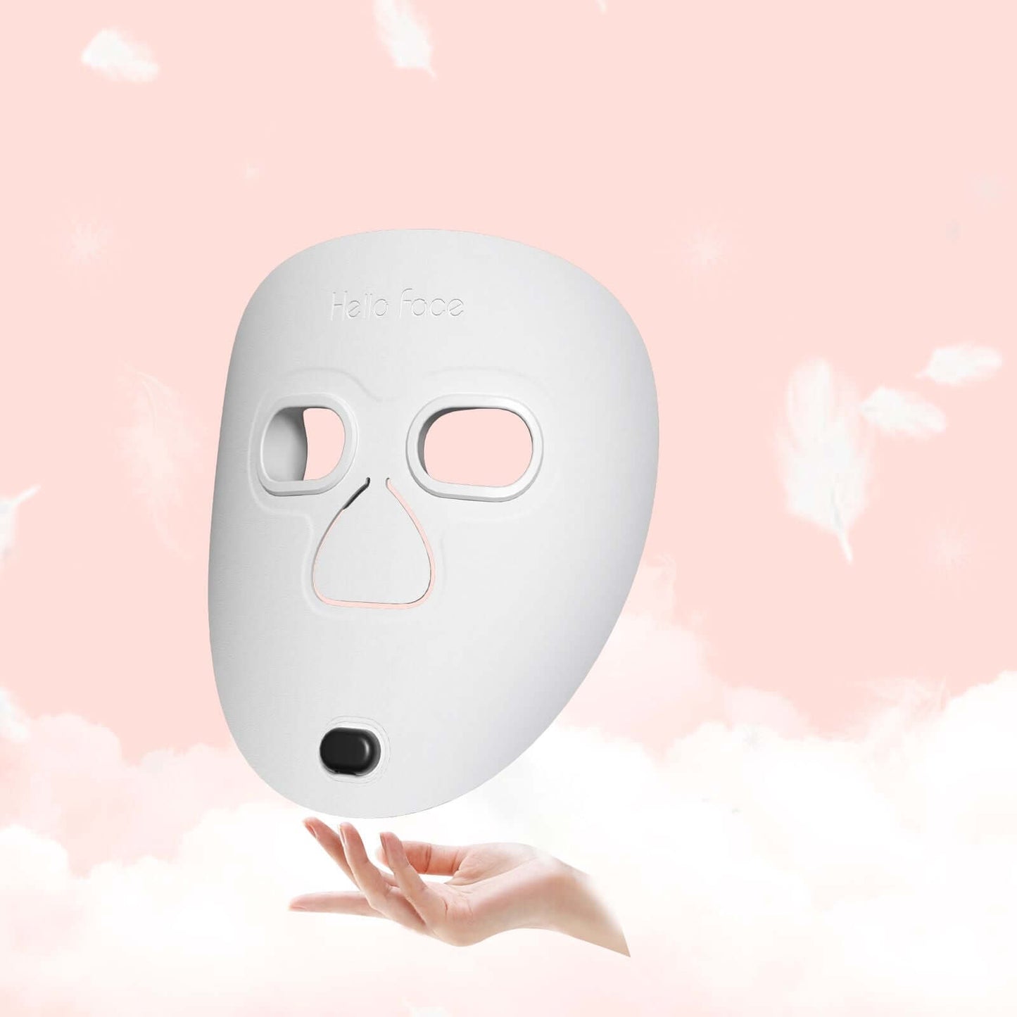 Hello Face M500 Facial Mask Near-Infrared Light Face Mask Wireless Blue Amber Red Light Therapy Led Mask Portable At Home Travel