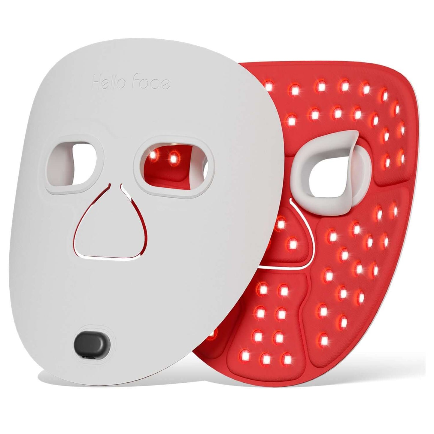 Hello Face M500 Facial Mask Near-Infrared Light Face Mask Wireless Blue Amber Red Light Therapy Led Mask Portable At Home Travel