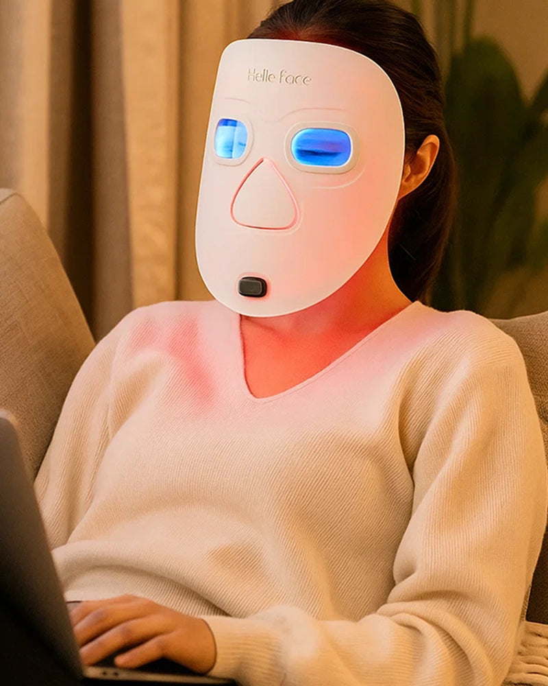wireless LED light therapy face mask buju