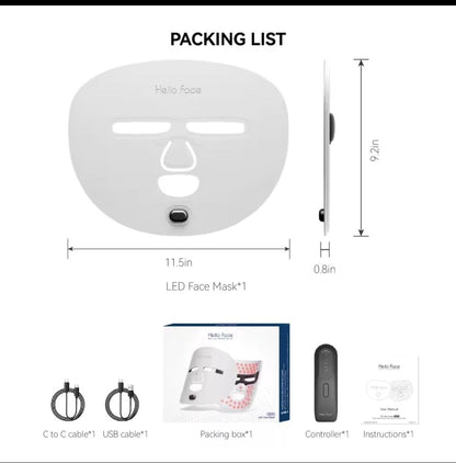 M500S LED Mask for Complete Skin Transformation
